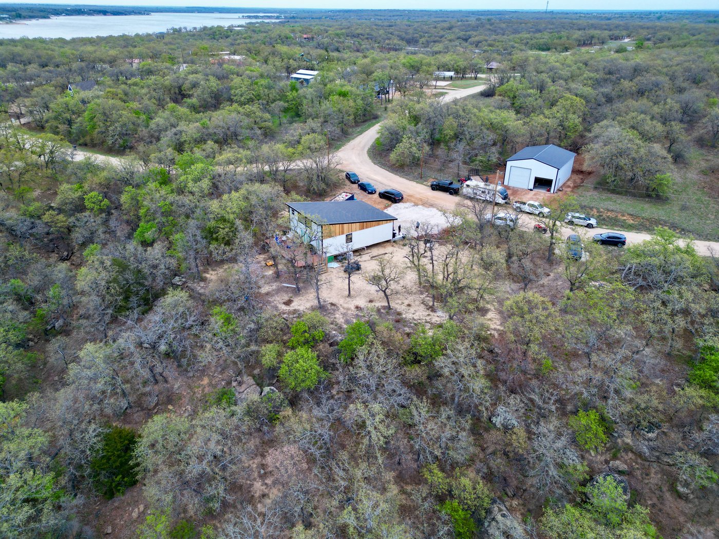 Aerial property drone North Texas