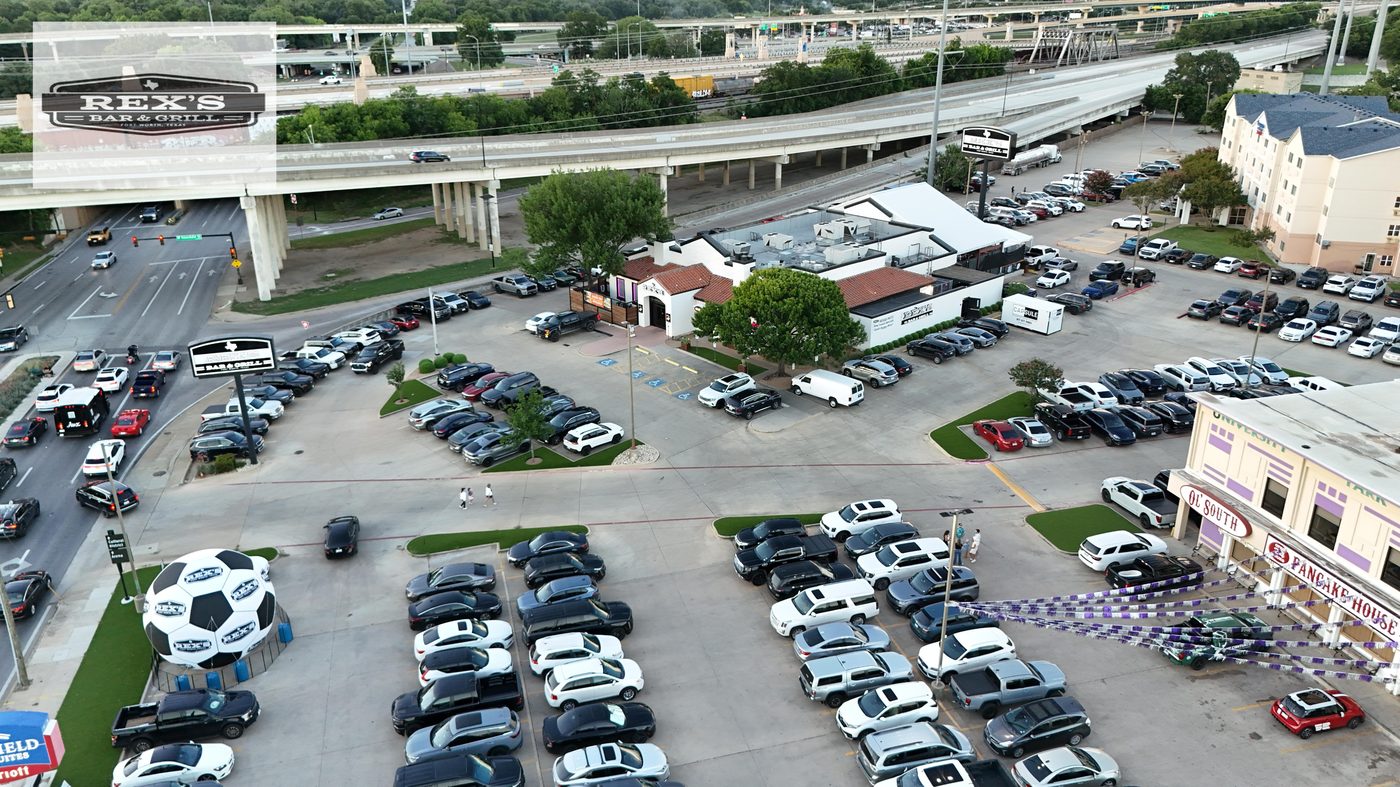 Commercial property aerial DFW