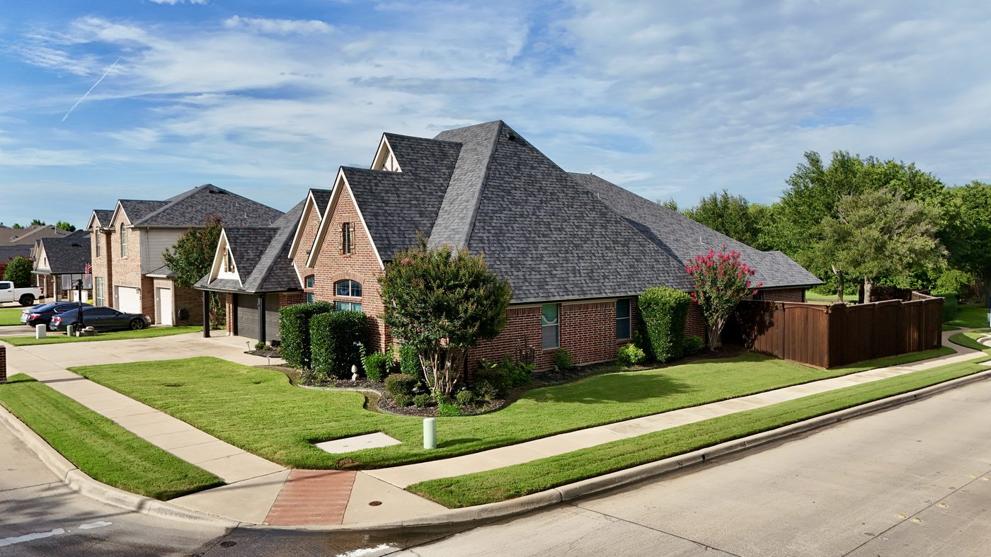 Real estate aerial drone photography DFW